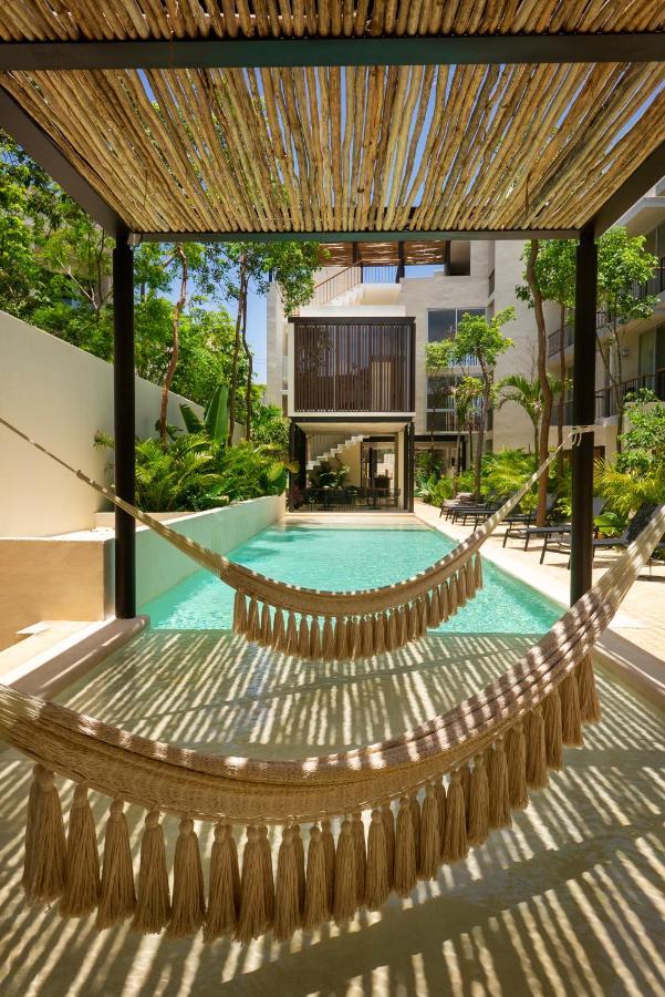 Studio Wterrace, Hammock, And Pool Access Tulum Exteriör bild