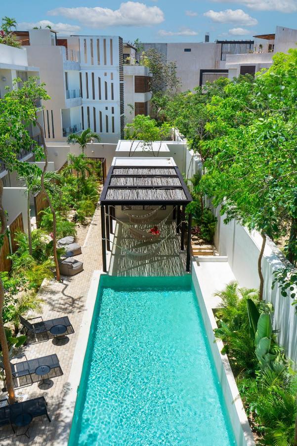Studio Wterrace, Hammock, And Pool Access Tulum Exteriör bild
